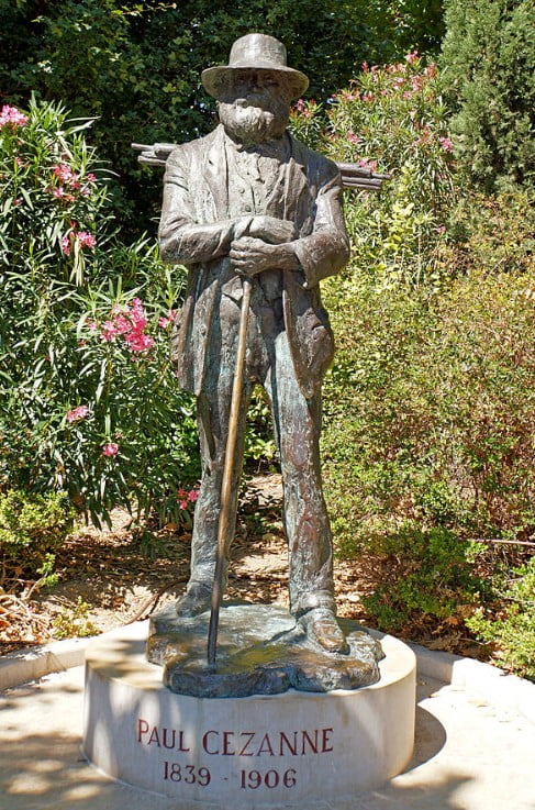 Statue Cézanne Aix En Provence 