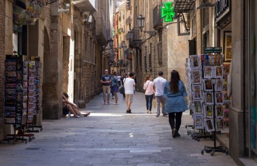 Carrer Montcada Quartier El Born Barcelone