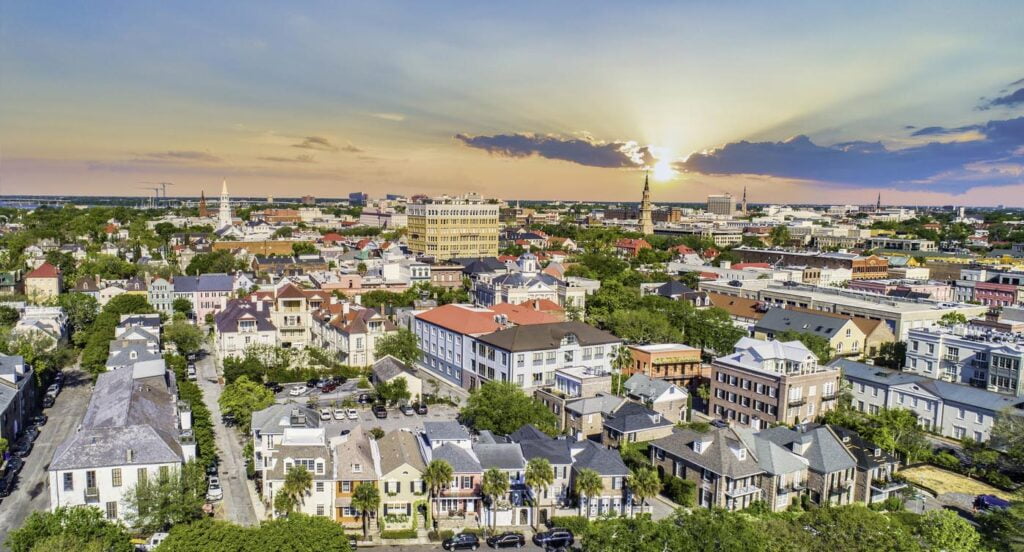 Panorama sur Charleston