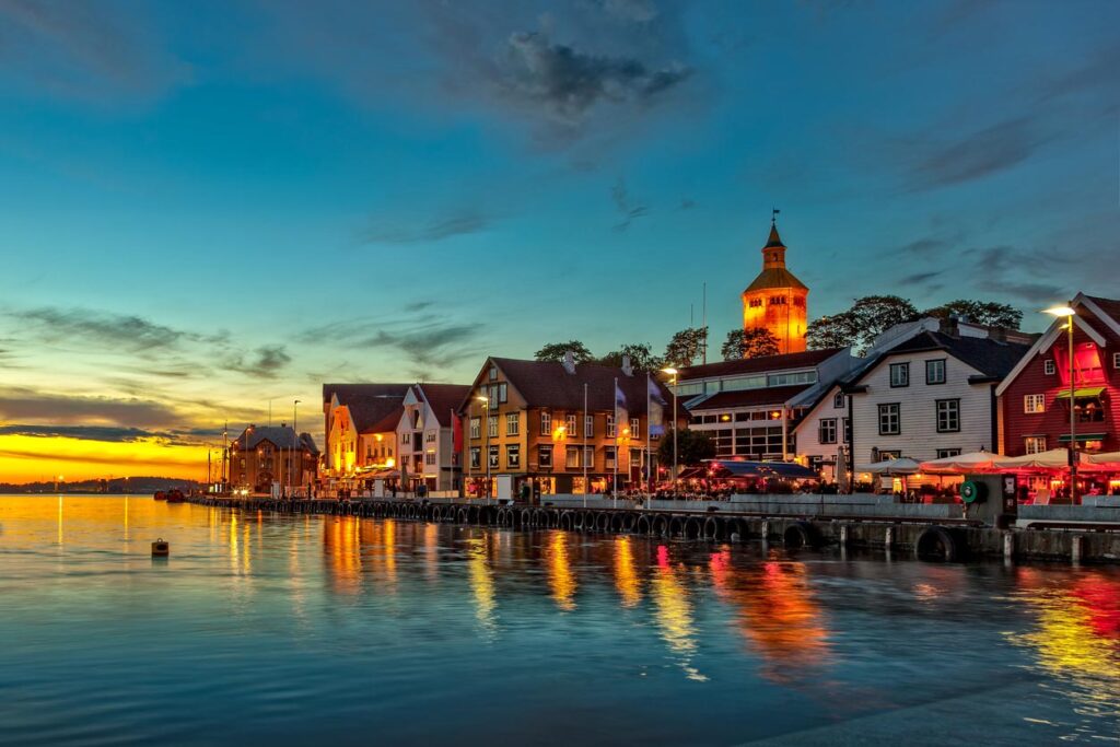 Stavanger la nuit