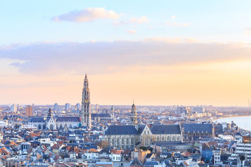 Panorama sur la ville d'Anvers
