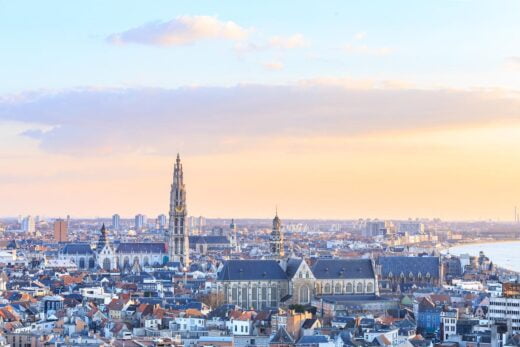 Panorama sur la ville d'Anvers
