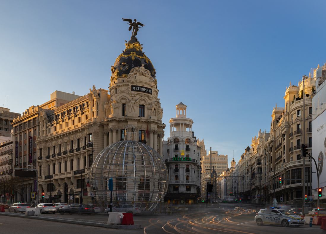 Puerta Del Sol & Gran Via Madrid