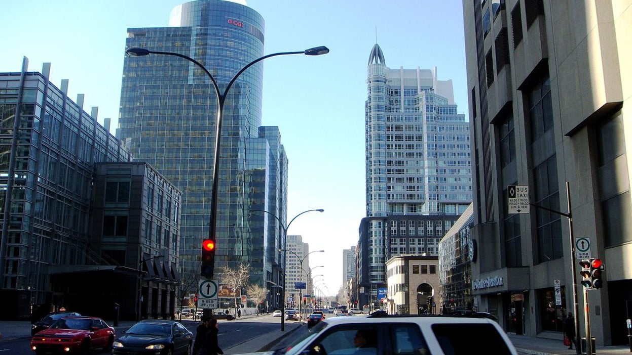 Boulevard René Levesques Montreal 
