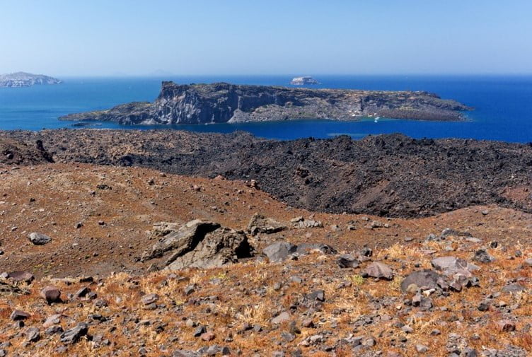 Cratère De Néa Kameni Santorin