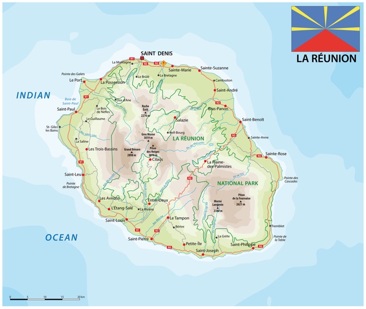 Carte De La Réunion
