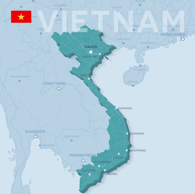 Carte Du Vietnam