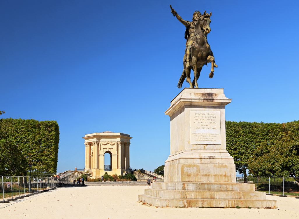 Statue De Louis Xiv Montpellier