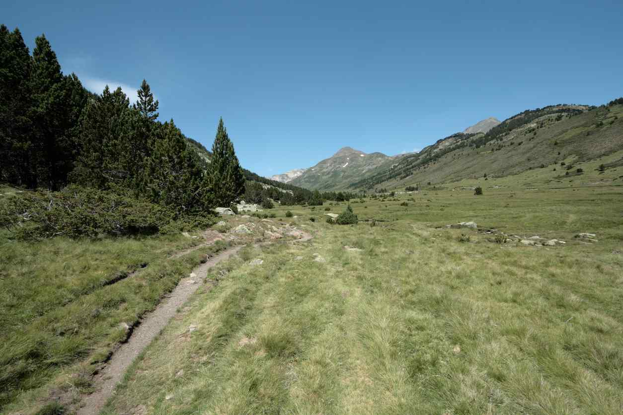 chemin de randonnée dans l'Ariège