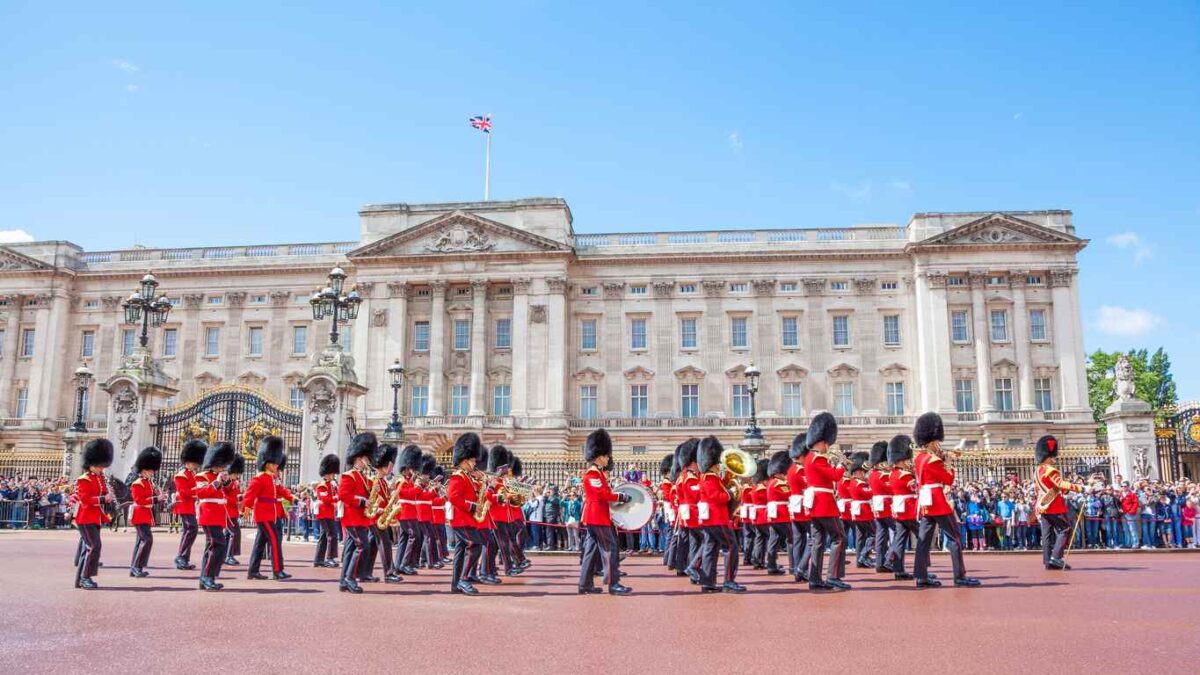 Relève De La Garde Buckingham Palace Londres