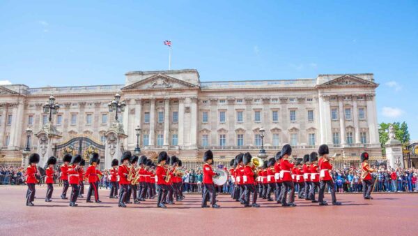 Relève De La Garde Buckingham Palace Londres