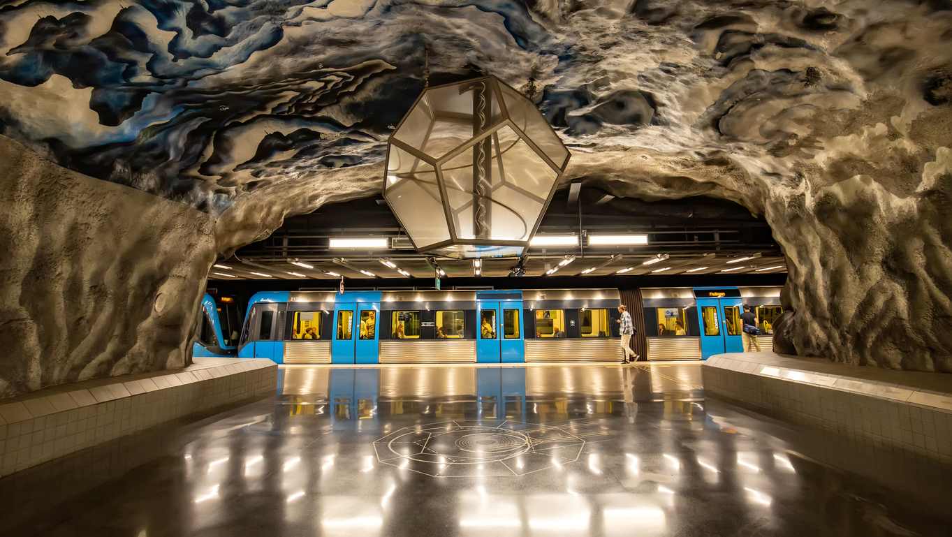Station Métro Stockholm Tekniska
