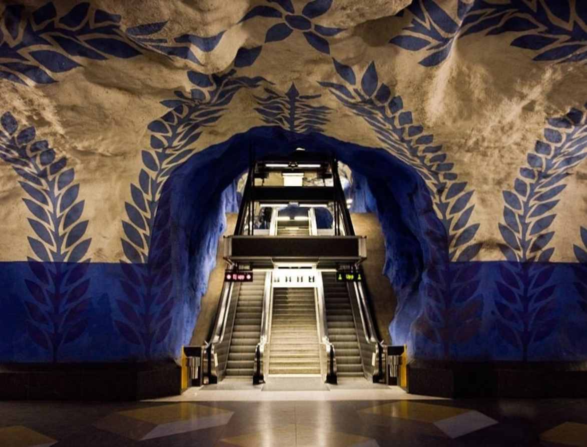 Station Métro T Centralum Stockholm