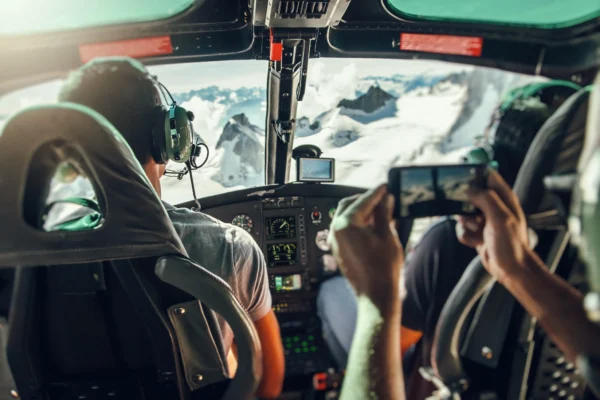 helicopter mont blanc