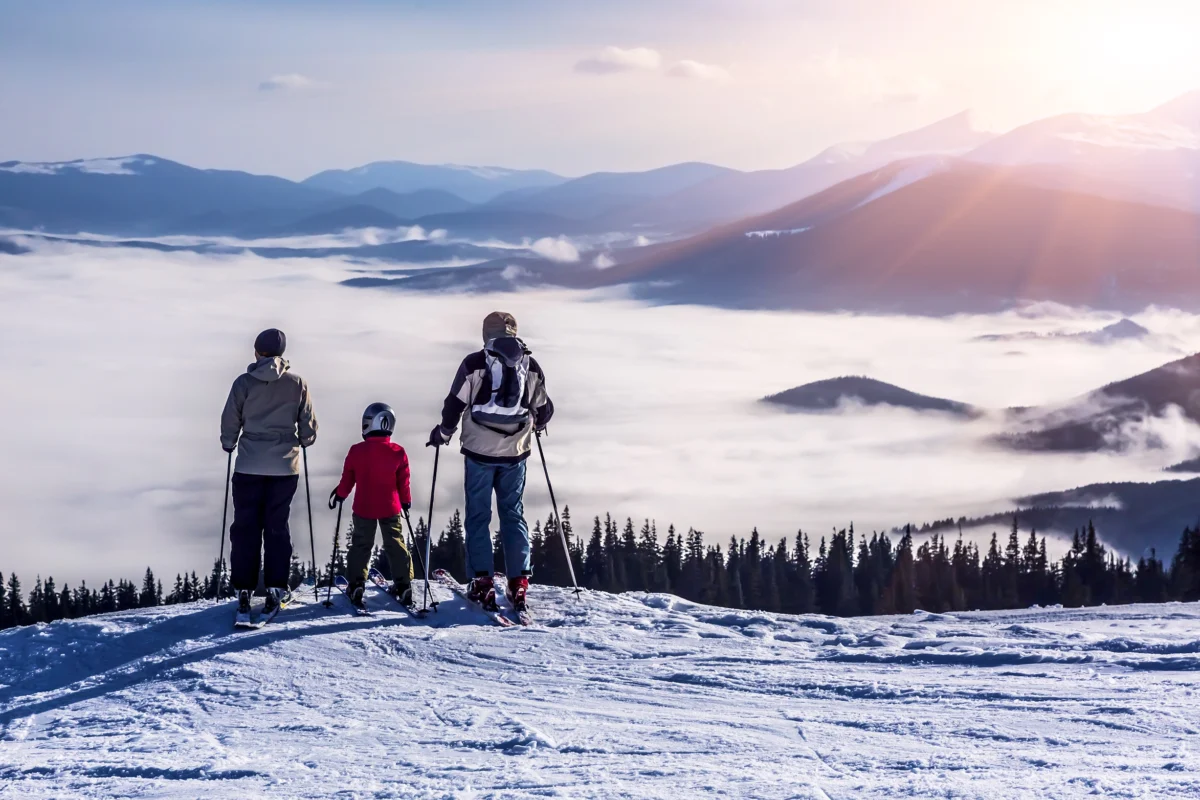 ski en famille