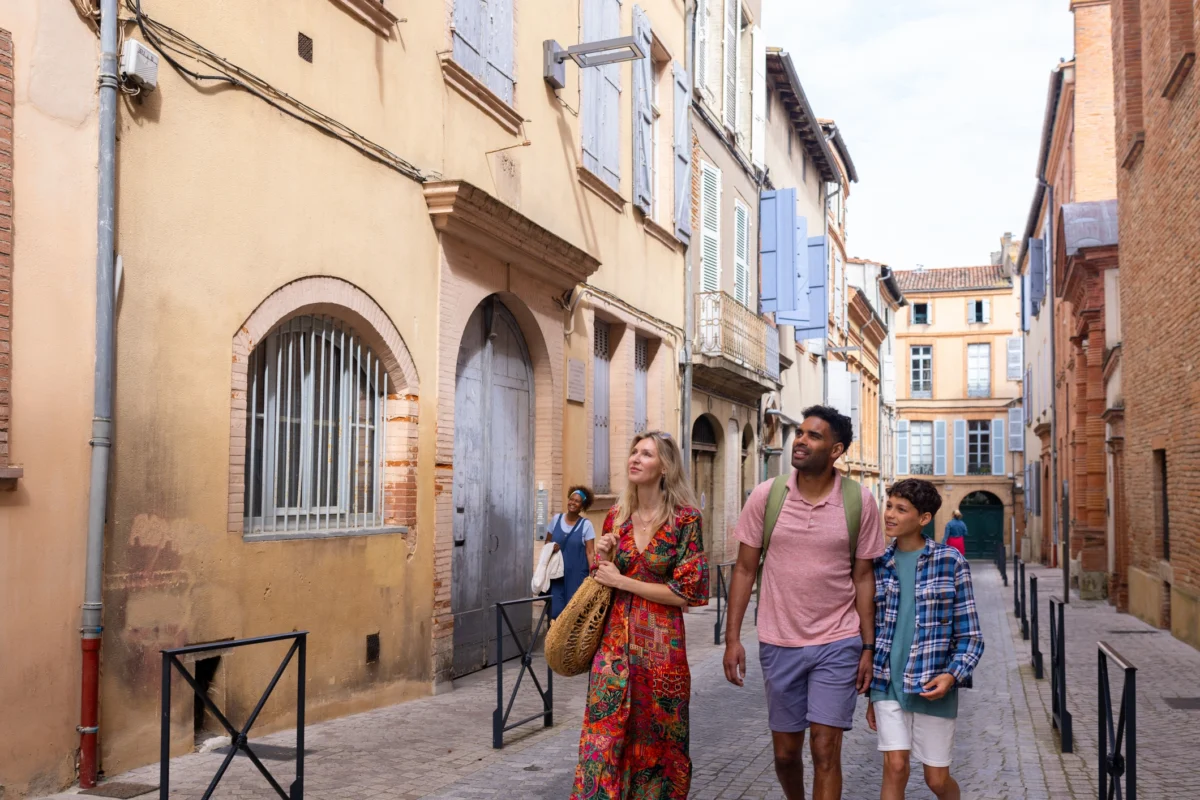 Une famille à la découverte de Toulouse